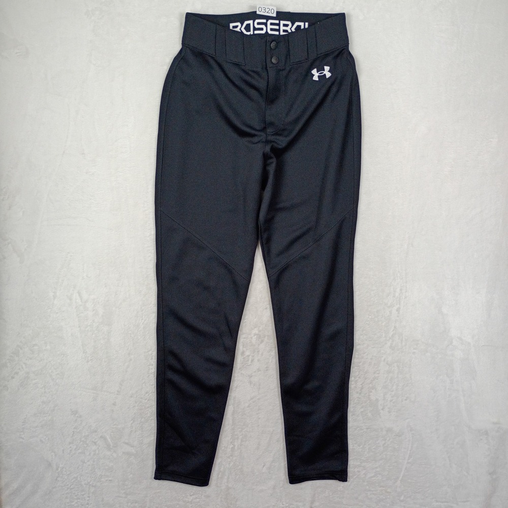 Under Armour Baseball Pants Youth Small Black Athletic Performance